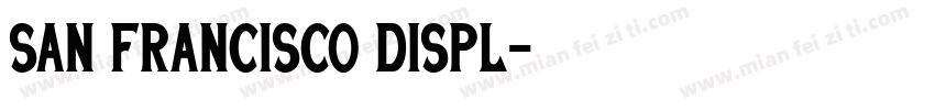 San Francisco Displ字体转换